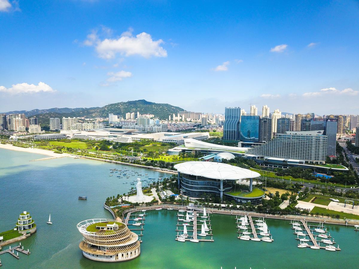 Xiamen International Conference Center Hotel Prime Seaview Hotel Exteriör bild